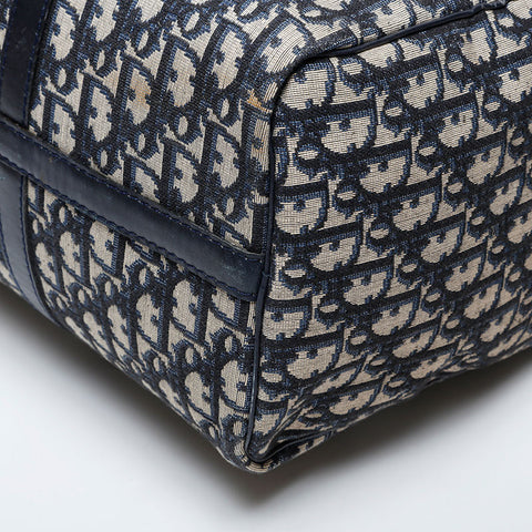 Christian Dior Trotter Oblique Canvas Boston bag Navy WS21352