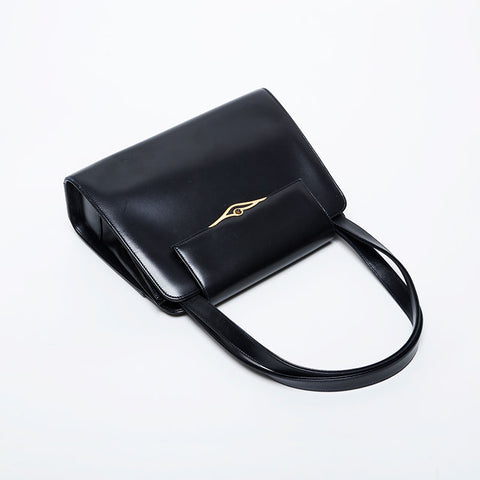 CARTIER leather Handbag black WS21355