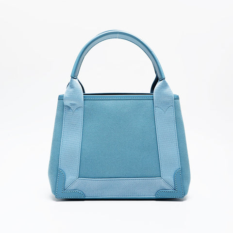 BALENCIAGA Hippo canvas logo pouch included Handbag blue WS21356