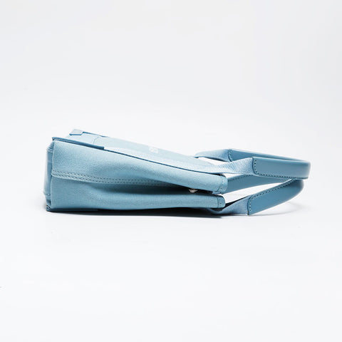 BALENCIAGA Hippo canvas logo pouch included Handbag blue WS21356