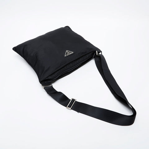PRADA Nylon Shoulder Bag black WS21357