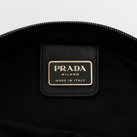 PRADA Nylon Shoulder Bag black WS21357
