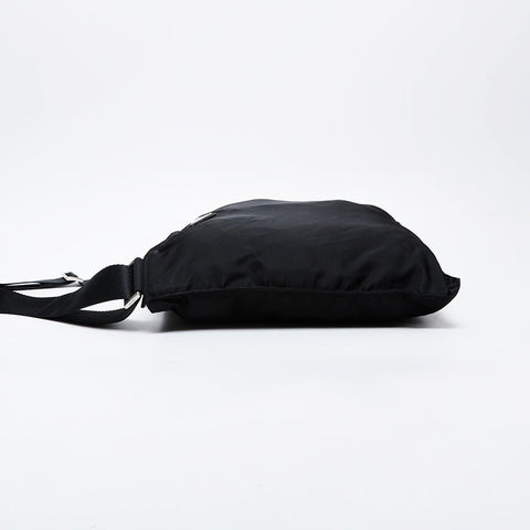 PRADA Nylon Shoulder Bag black WS21357