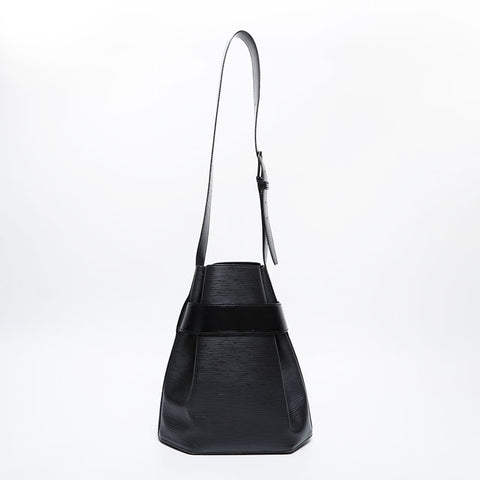 LOUIS VUITTON 1997 Epi Sac de Paul Shoulder Bag black WS21361