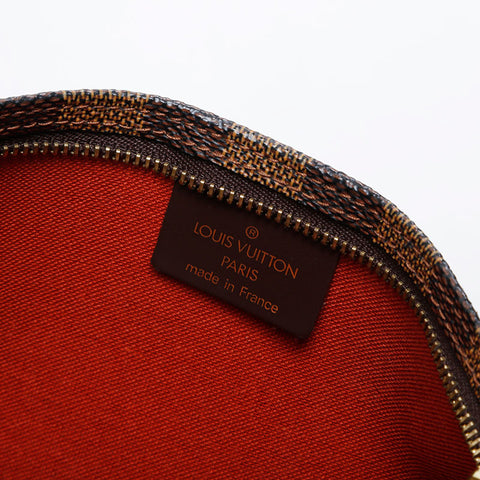 LOUIS VUITTON Damier Pochette (2004) Handbag Brown WS21362
