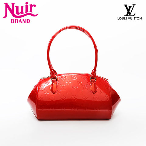 LOUIS VUITTON 2010 Monogram Vernis Sherwood PM Shoulder Bag Red WS21363