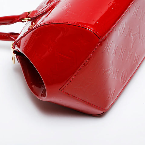LOUIS VUITTON 2010 Monogram Vernis Sherwood PM Shoulder Bag Red WS21363