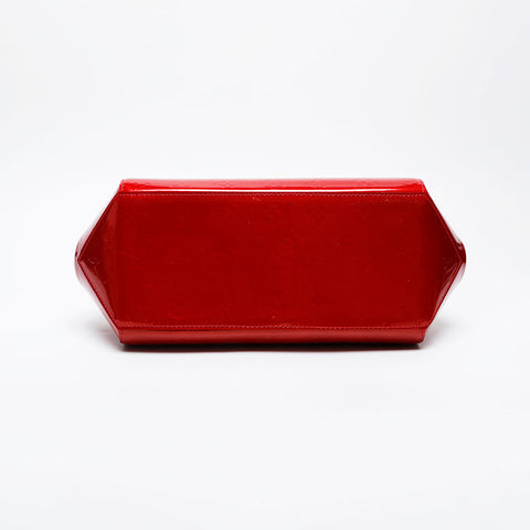 LOUIS VUITTON 2010 Monogram Vernis Sherwood PM Shoulder Bag Red WS21363