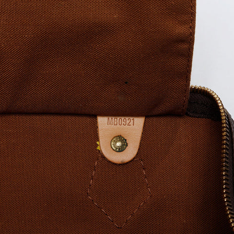 LOUIS VUITTON 1991 Monogram Speedy 40 Handbag Brown WS21372
