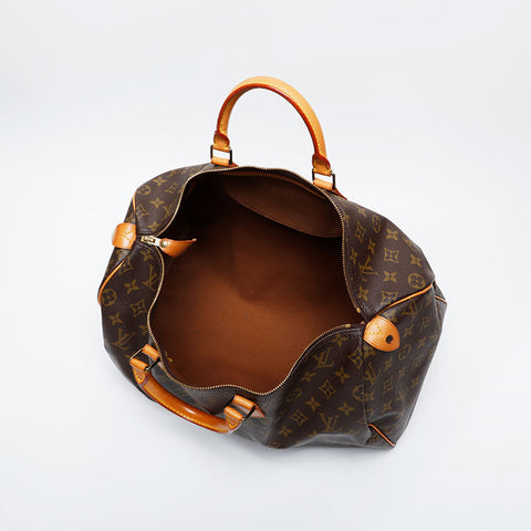 LOUIS VUITTON 1991 Monogram Speedy 40 Handbag Brown WS21372