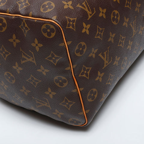 LOUIS VUITTON 1999 Monogram Speedy 35 Handbag Brown WS21373
