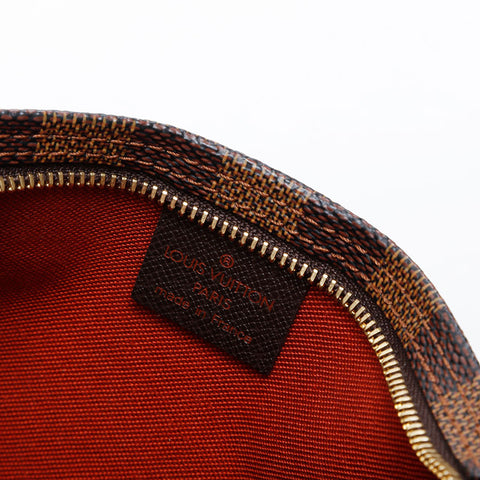 LOUIS VUITTON Damier Truth Makeup, 2000 Handbag Brown WS21376