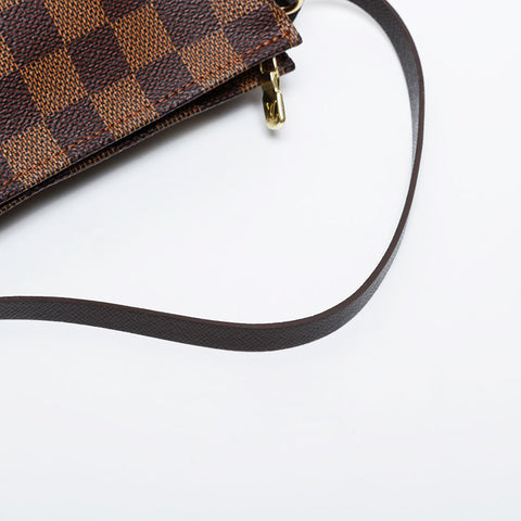LOUIS VUITTON Damier Truth Makeup, 2000 Handbag Brown WS21376