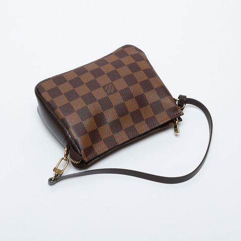 LOUIS VUITTON Damier Truth Makeup, 2000 Handbag Brown WS21376