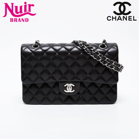 CHANEL 19th Series 2014 Lambskin Matelasse Double Flap 9.8