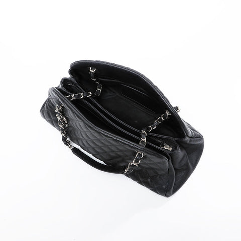 CHANEL 15th series 2011 Mademoiselle Bowling Bag Caviar Shoulder Bag black WS21383