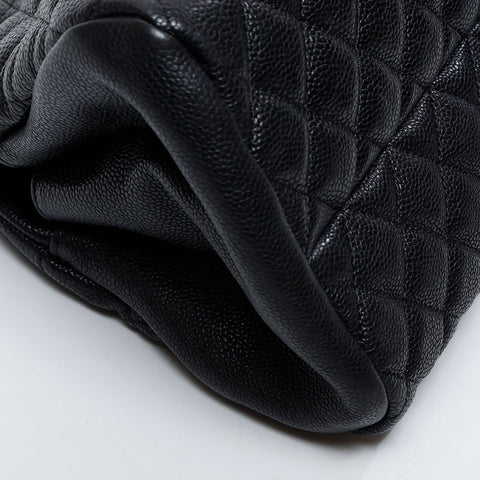 CHANEL 15th series 2011 Mademoiselle Bowling Bag Caviar Shoulder Bag black WS21383