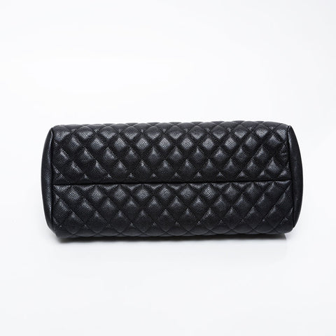 CHANEL 15th series 2011 Mademoiselle Bowling Bag Caviar Shoulder Bag black WS21383