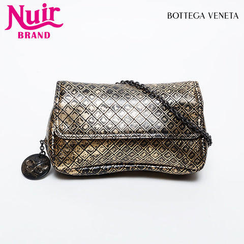 BOTTEGAVENETA Chain Shoulder Bag gold WS21388