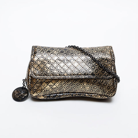 BOTTEGAVENETA Chain Shoulder Bag gold WS21388