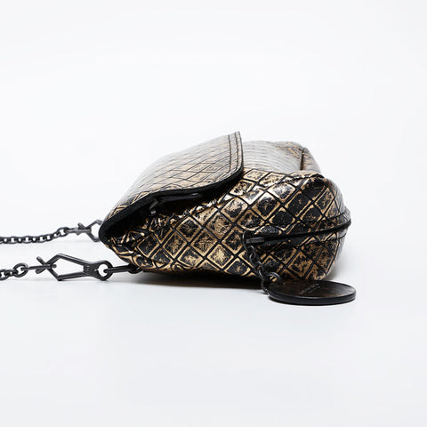 BOTTEGAVENETA Chain Shoulder Bag gold WS21388