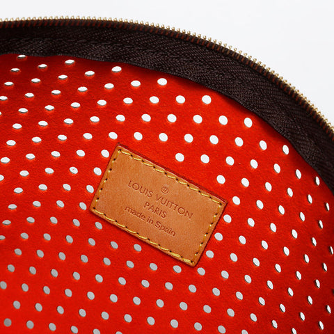 LOUIS VUITTON 2006 Monogram Perfo Pochette Accessoires Shoulder Bag Brown WS21389