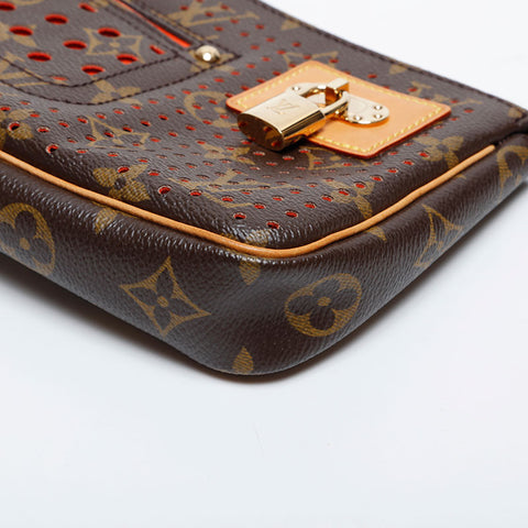 ルイ・ヴィトン LOUIS VUITTON 2006年製 モノグラム ペルフォ ポシェット アクセソワール ショルダーバッグ ブラウン WS21389