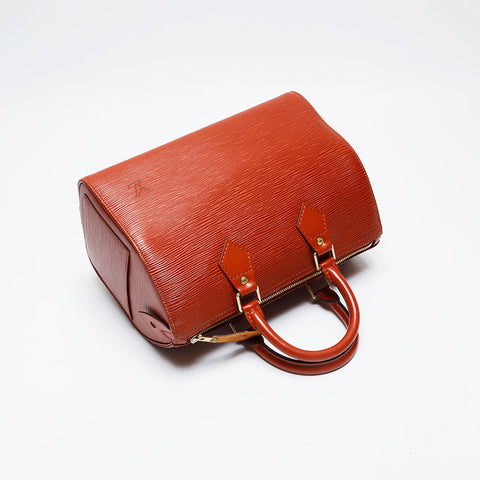 LOUIS VUITTON 1998 Epi Speedy 25 Handbag Brown WS21391