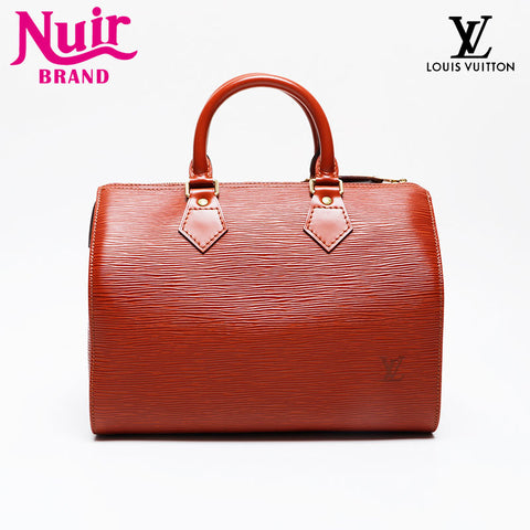 LOUIS VUITTON 1998 Epi Speedy 25 Handbag Brown WS21391