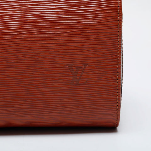 LOUIS VUITTON 1998 Epi Speedy 25 Handbag Brown WS21391