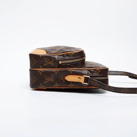 LOUIS VUITTON 2003 Monogram Amazon Shoulder Bag Brown WS21392