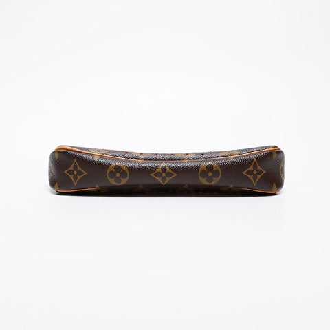 LOUIS VUITTON 2006 Monogram Perfo Pochette Accessoires Shoulder Bag Brown WS21393