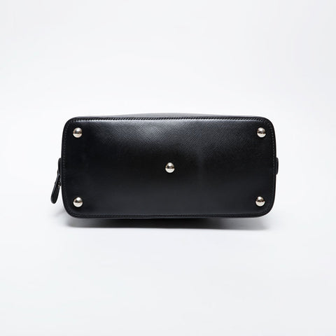 Salvatore Ferragamo 2-way leather top handle Handbag black WS21397