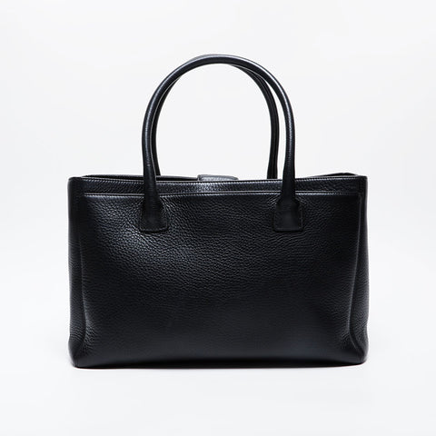 CHANEL No. 19 2014 Executive Tote Leather Tote Bag black WS21399