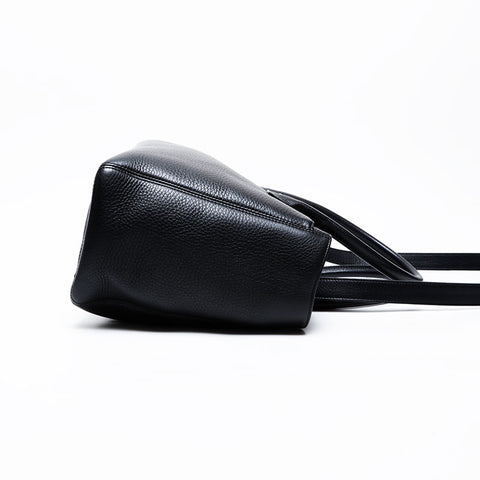 CHANEL No. 19 2014 Executive Tote Leather Tote Bag black WS21399