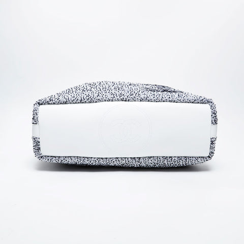 シャネル CHANEL クルーズコレクション パイル ビーチバッグ トートバッグ ホワイト WS21411