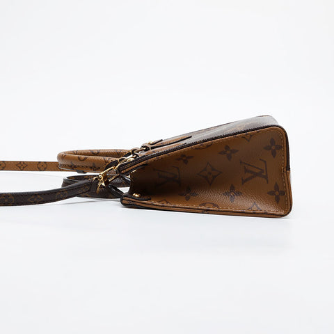 LOUIS VUITTON Monogram Giant On-the-Go BB Handbag Brown WS21417