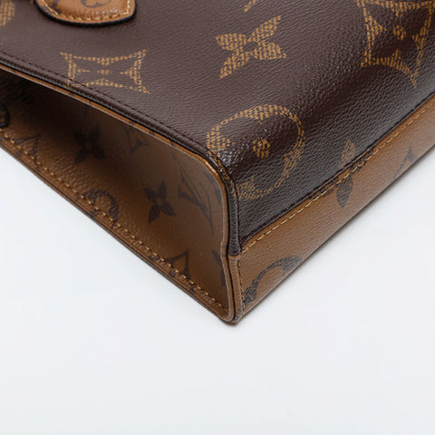 LOUIS VUITTON Monogram Giant On-the-Go BB Handbag Brown WS21417