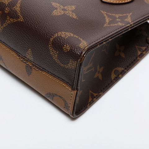 LOUIS VUITTON Monogram Giant On-the-Go BB Handbag Brown WS21417