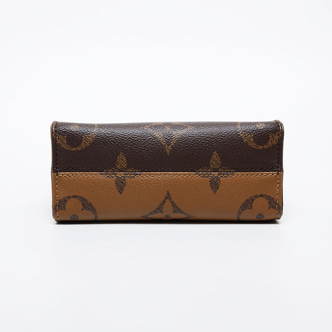 LOUIS VUITTON Monogram Giant On-the-Go BB Handbag Brown WS21417