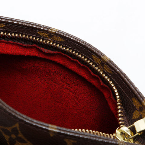 LOUIS VUITTON 2003 Monogram Partition Handbag Brown WS21418