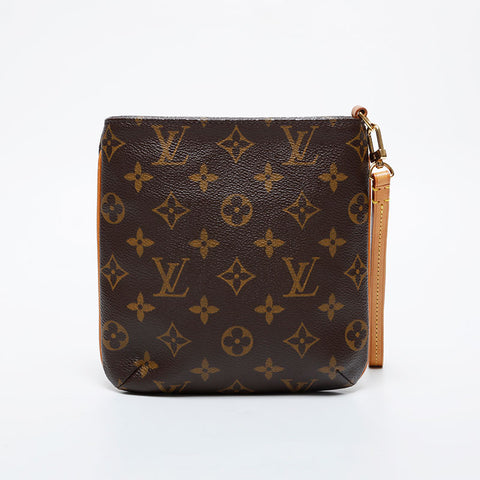 LOUIS VUITTON 2003 Monogram Partition Handbag Brown WS21418