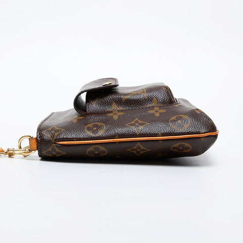 LOUIS VUITTON 2003 Monogram Partition Handbag Brown WS21418