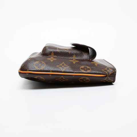 LOUIS VUITTON 2003 Monogram Partition Handbag Brown WS21418
