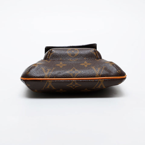 LOUIS VUITTON 2003 Monogram Partition Handbag Brown WS21418