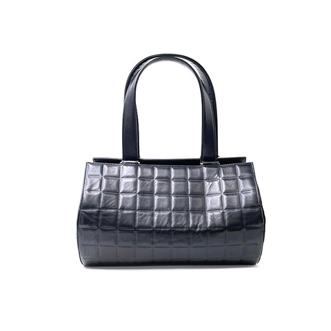 Chanel Chanel Matelasse Coco Mark Schokoladen-Bar 2002-2003 Handtaschen Lambskin Black WS2141