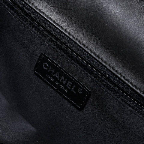 CHANEL No. 18 2013-2014 Matelasse Lambskin Chain Shoulder Bag black WS21423