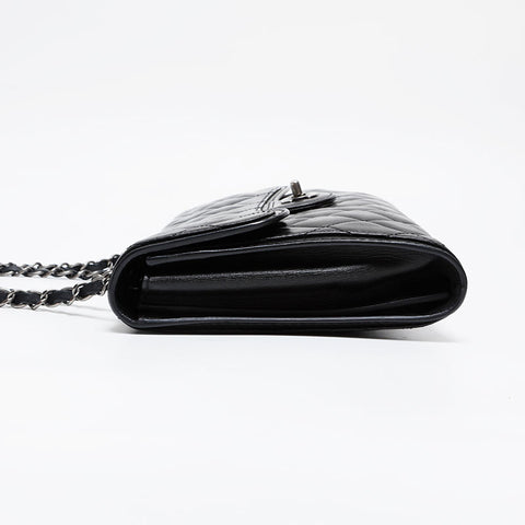 CHANEL No. 18 2013-2014 Matelasse Lambskin Chain Shoulder Bag black WS21423