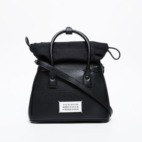 Maison Margiele Leather 2-way 5AC Handbag black WS21425