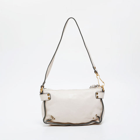 Chloe Mini Paddington Pouch Leather Shoulder Bag beige WS21427